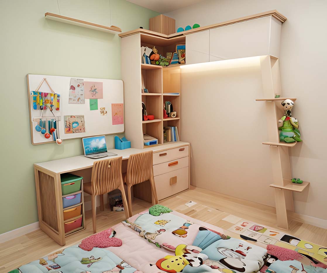 Kid's Room Study Area